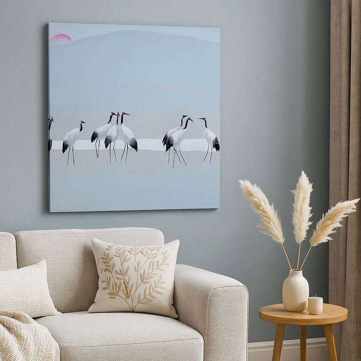 Lærredstryk - Billede på lærred - Efter en varm dag - 30x30 cm