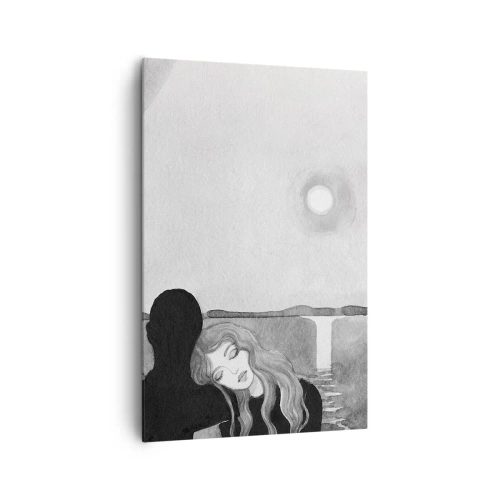 Lærredstryk - Billede på lærred - Altid et mysterium - 80x120 cm