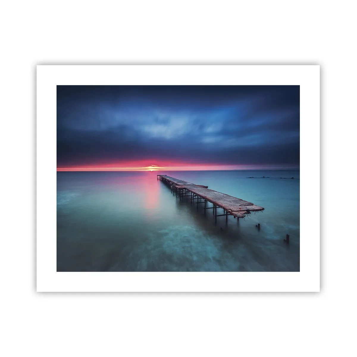 Plakat - Mellem himmel og jord - 50x40 cm
