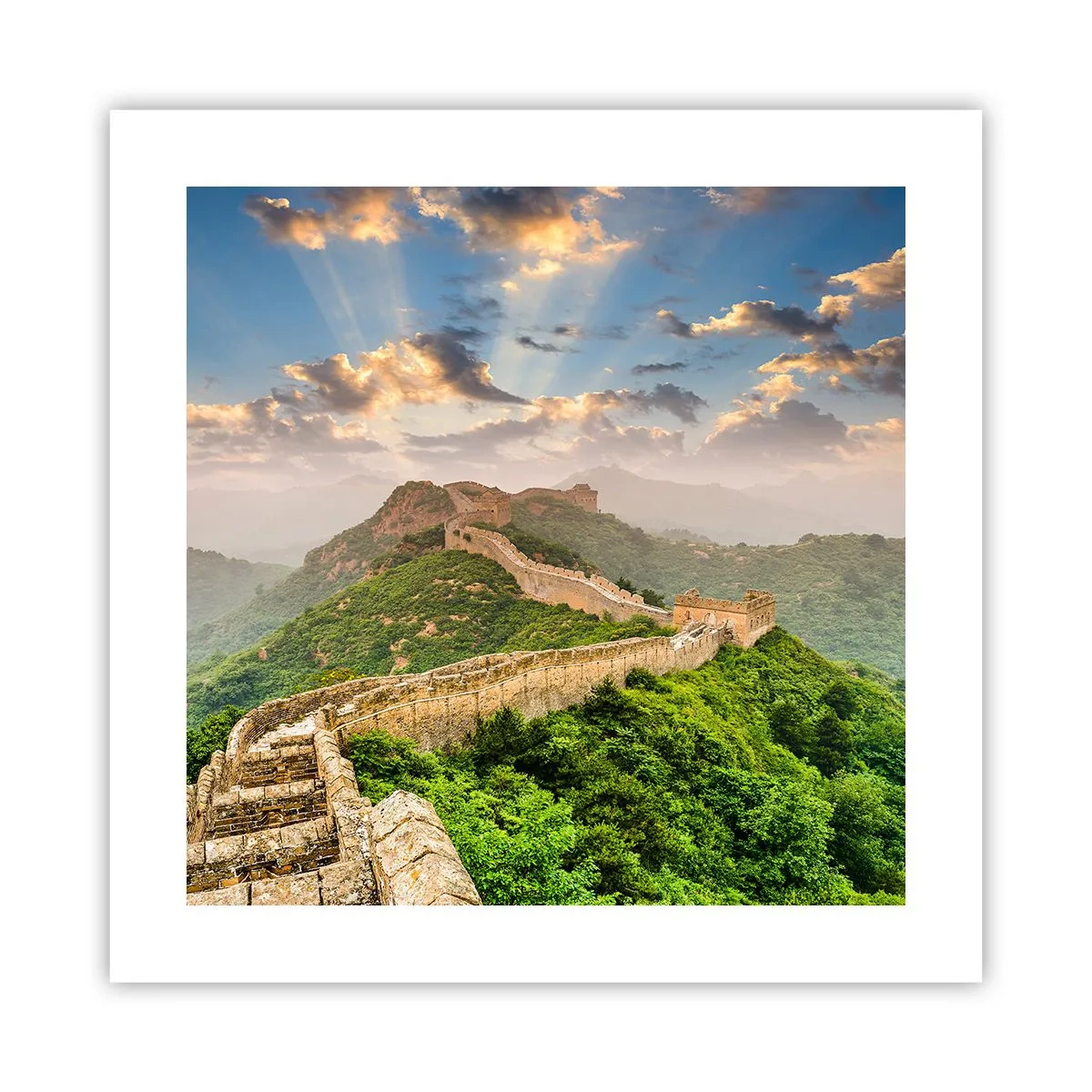 Plakat - Uforanderlig storhed - 40x40 cm