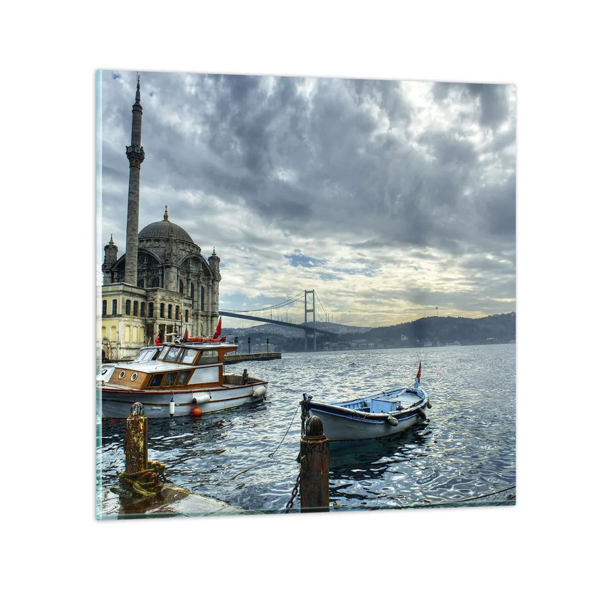 Billede på glas - På grænsen mellem verdener - 30x30 cm