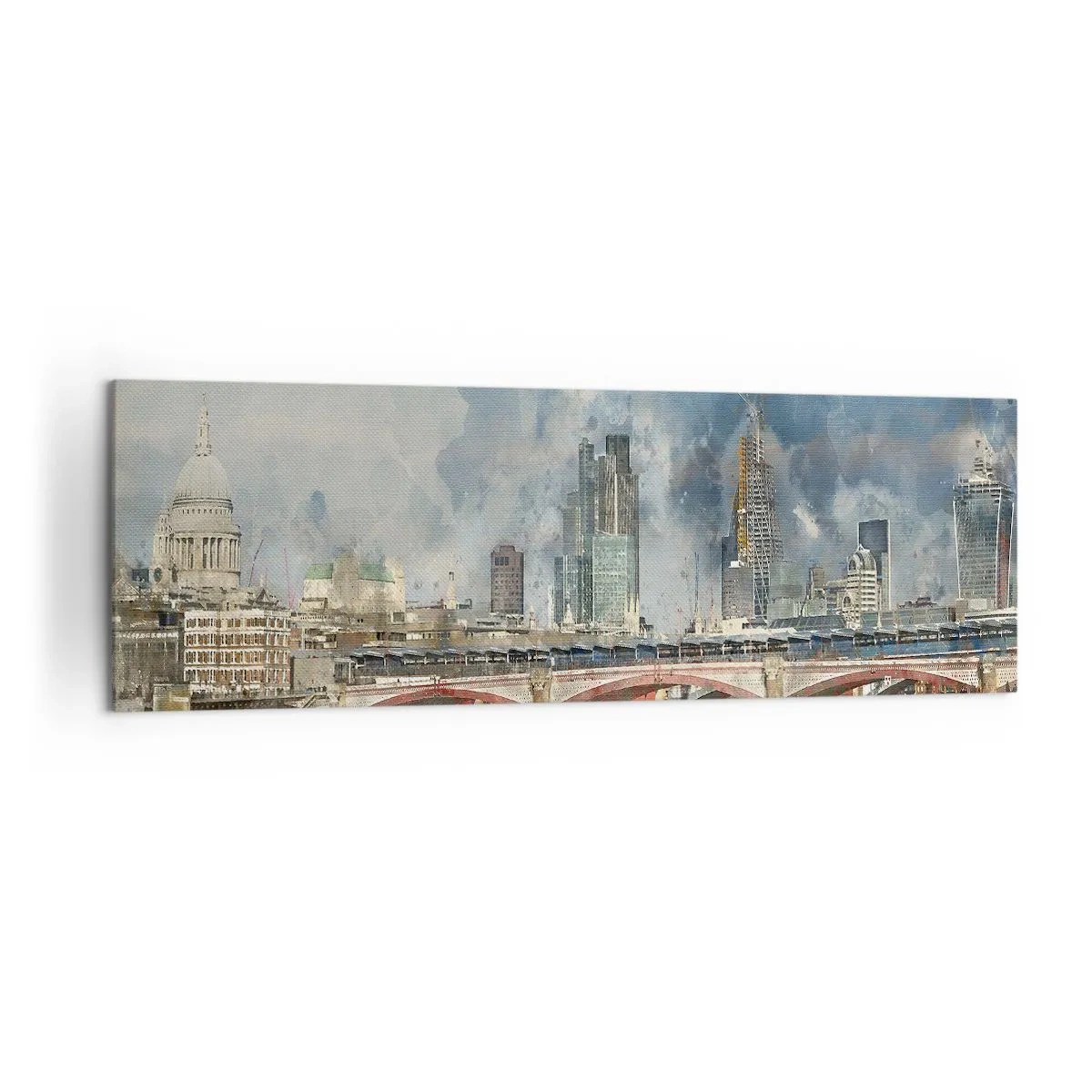 Lærredstryk - Billede på lærred - London i al sin pragt - 160x50 cm