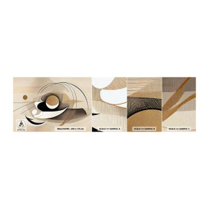 Prøve Fototapet Selvklæbende Deluxe Sticker - Komposition: essensen af ting - Abstraktion, Moderne, Stykke - 100x30 cm