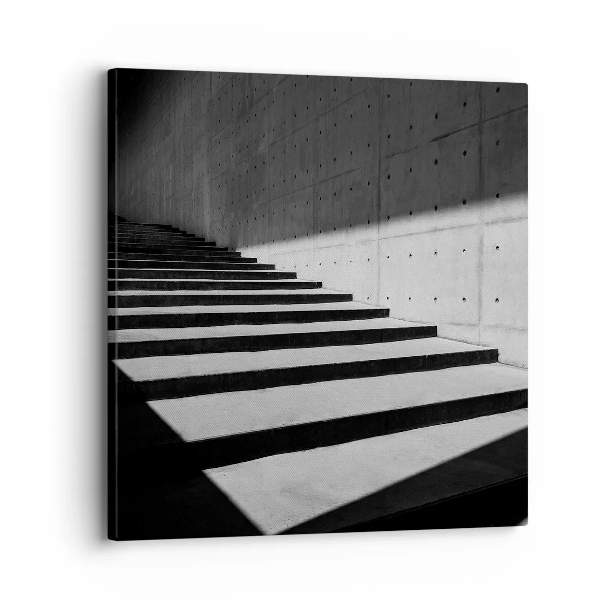 Lærredstryk - Billede på lærred - Modernismens rå skønhed - 30x30 cm