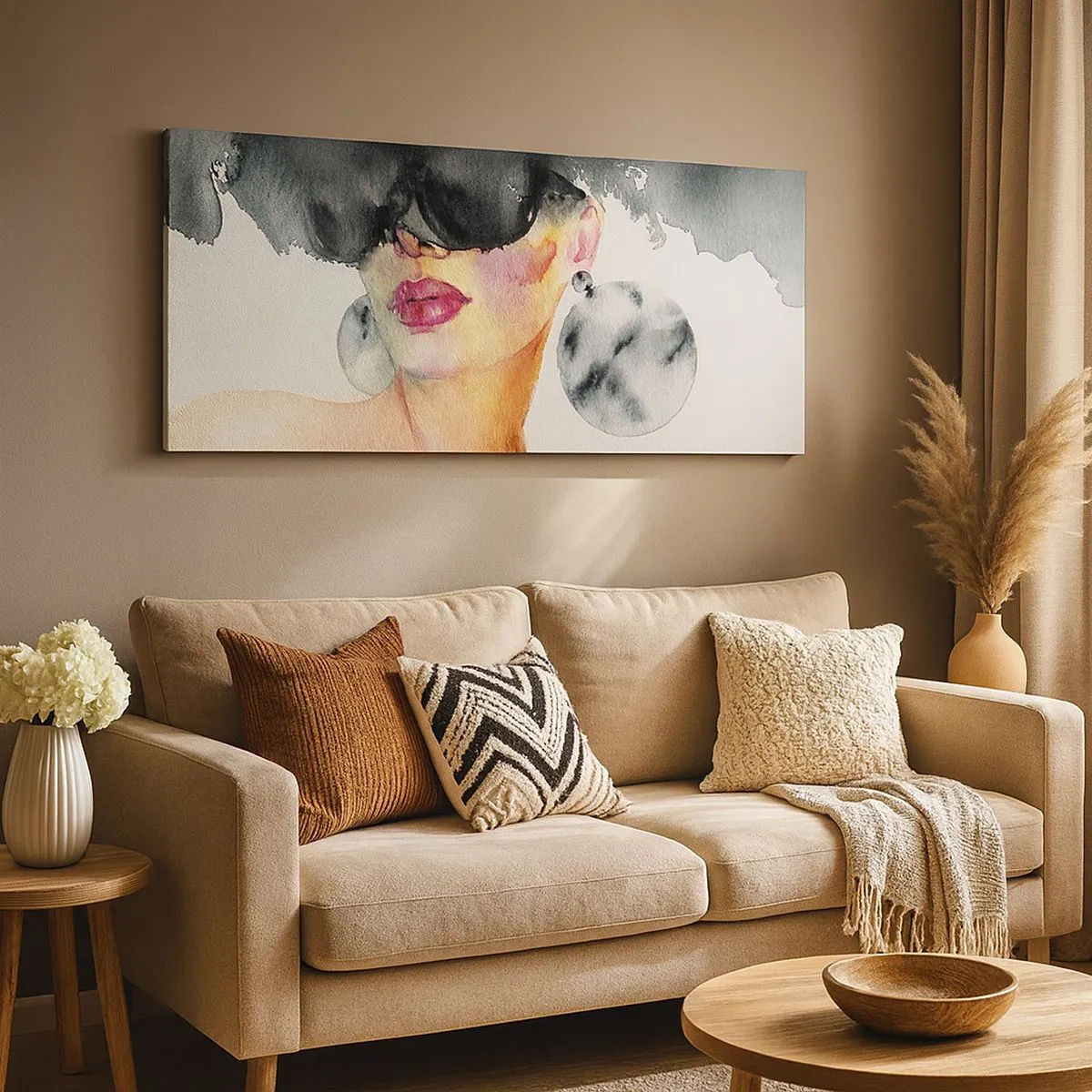 Lærredstryk - Billede på lærred - Hemmeligheden bag elegance - 100x40 cm