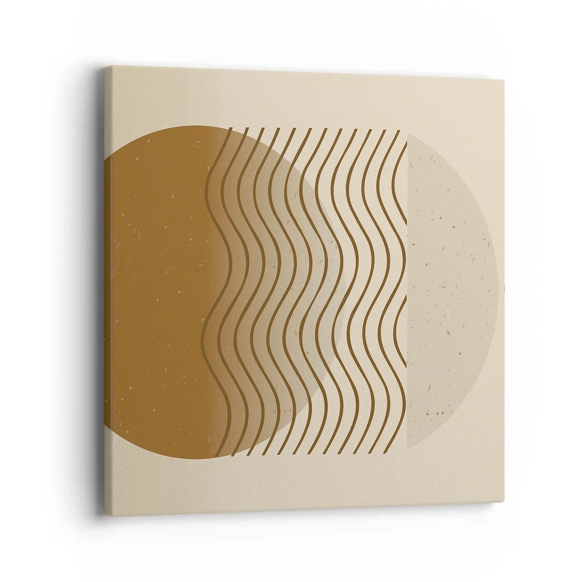 Lærredstryk - Billede på lærred - Om geometriske figurers oprindelse - 40x40 cm