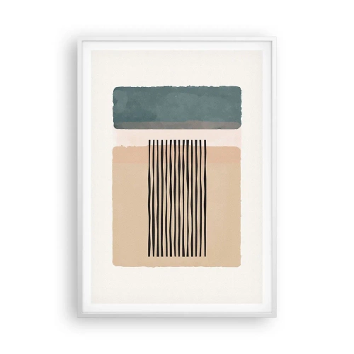 Plakat i hvid ramme - Alt er i god stand - 70x100 cm