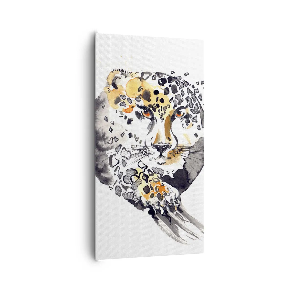 Lærredstryk - Billede på lærred - Rovdyrisk skønhed - 65x120 cm