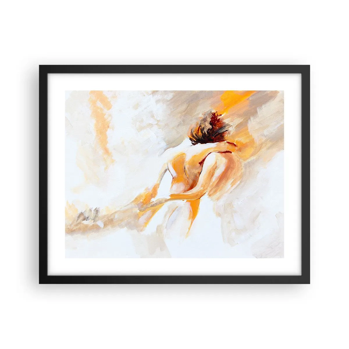 Plakat i sort ramme - I himlen af nærhed - 50x40 cm