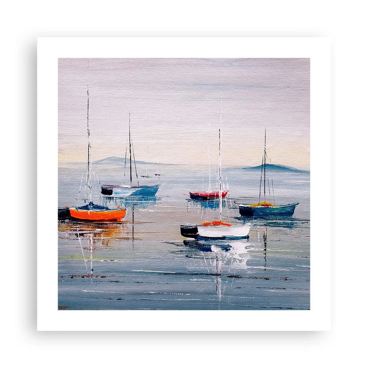 Plakat - Et velfortjent hvil - 50x50 cm