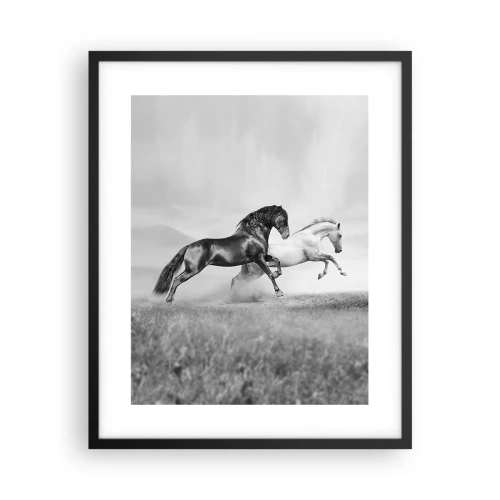 Plakat i sort ramme - Engle og dæmoner - 40x50 cm