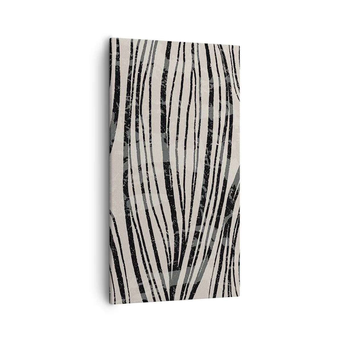 Lærredstryk - Billede på lærred - Et spild af linjer - 55x100 cm