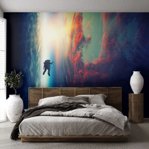 Fototapet Premium Sand - Over for universet - Abstraktion, Astronaut, Kosmos - 350x256 cm