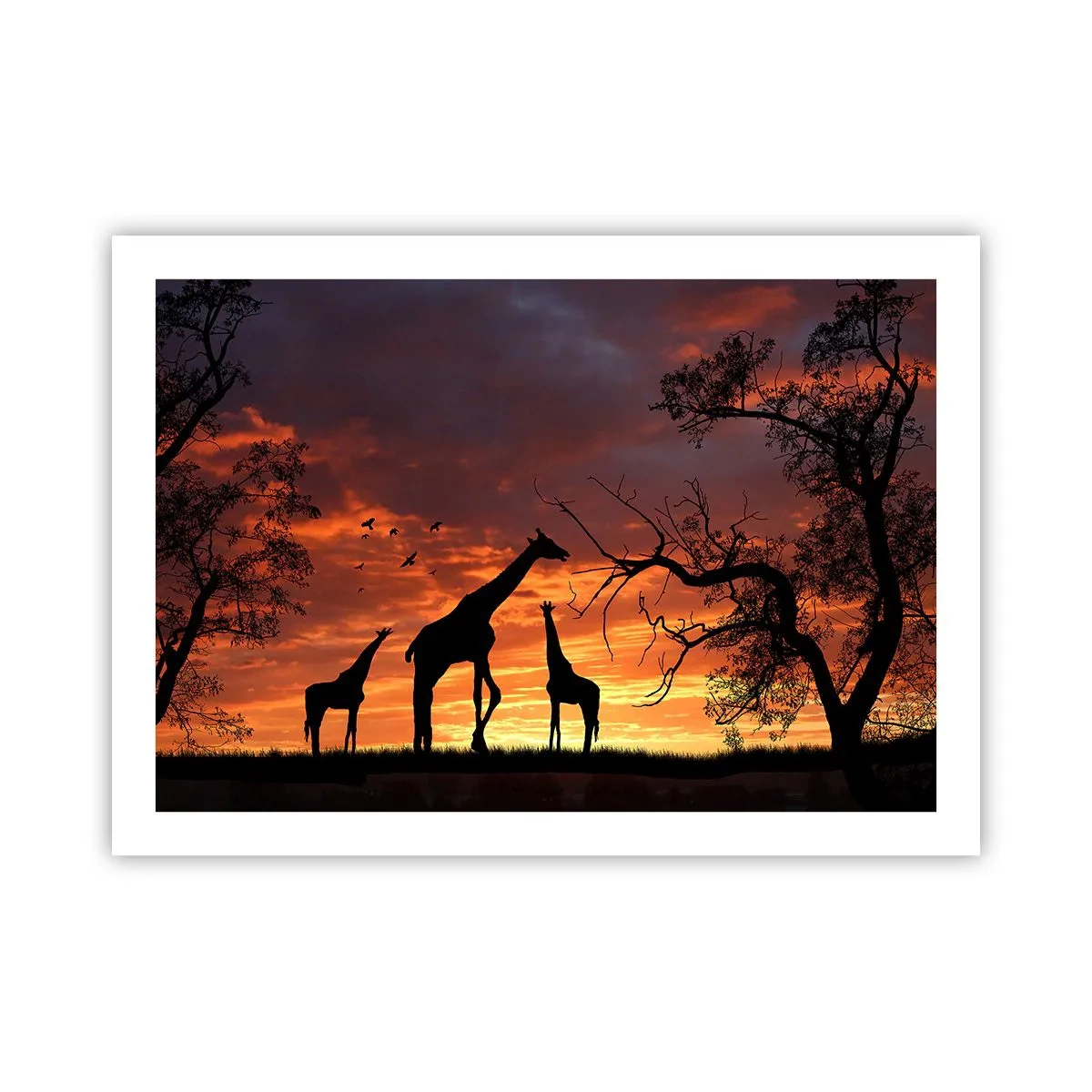 Plakat - En lille middag med dem, du holder af - 70x50 cm