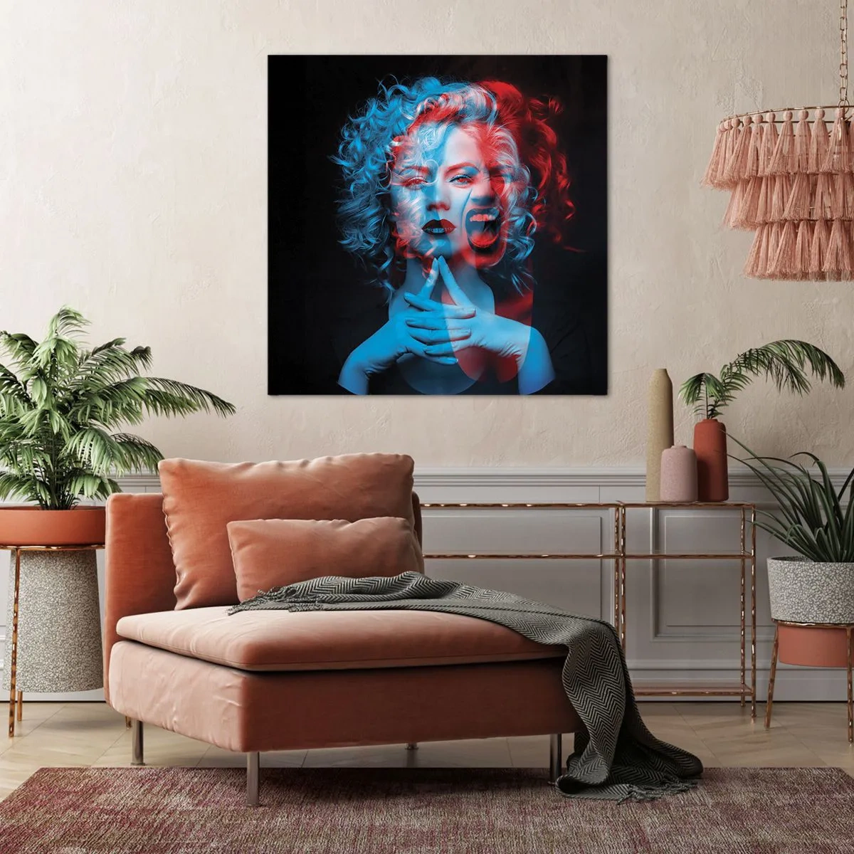 Lærredstryk - Billede på lærred - Alter ego - 30x30 cm