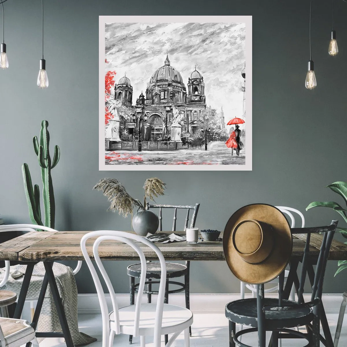 Plakat - Møde i Berlin - 60x60 cm