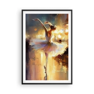 Plakat i sort ramme - Et mirakel på gaden - 61x91 cm