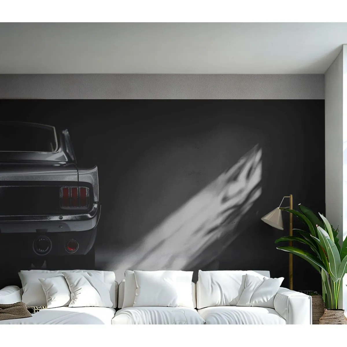 Fototapet Selvklæbende Deluxe Sticker - Klassisk charme - Bil, Retro, Bil - 100x70 cm