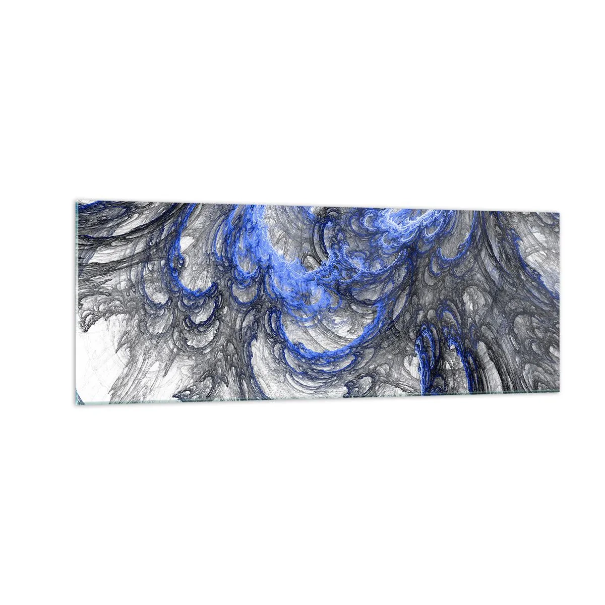 Billede på glas - En bølges fødsel - 140x50 cm