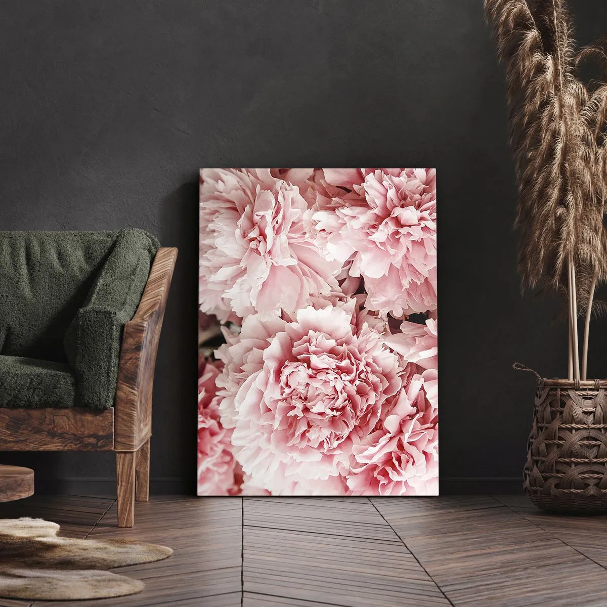 Lærredstryk - Billede på lærred - Lyserød drøm - 50x70 cm