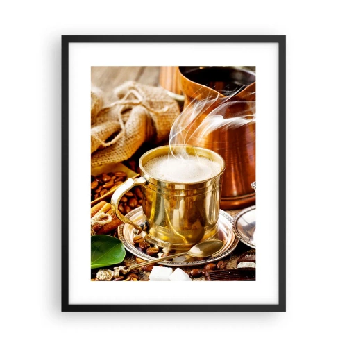 Plakat i sort ramme - Hav en dejlig dag! - 40x50 cm