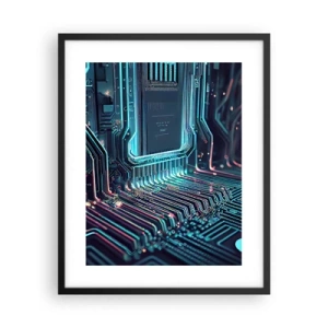 Plakat i sort ramme - Jeg tror... - 40x50 cm