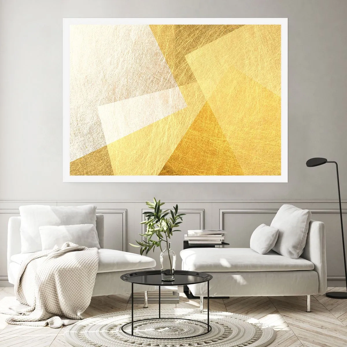 Plakat - Geometriens vejr - 100x70 cm