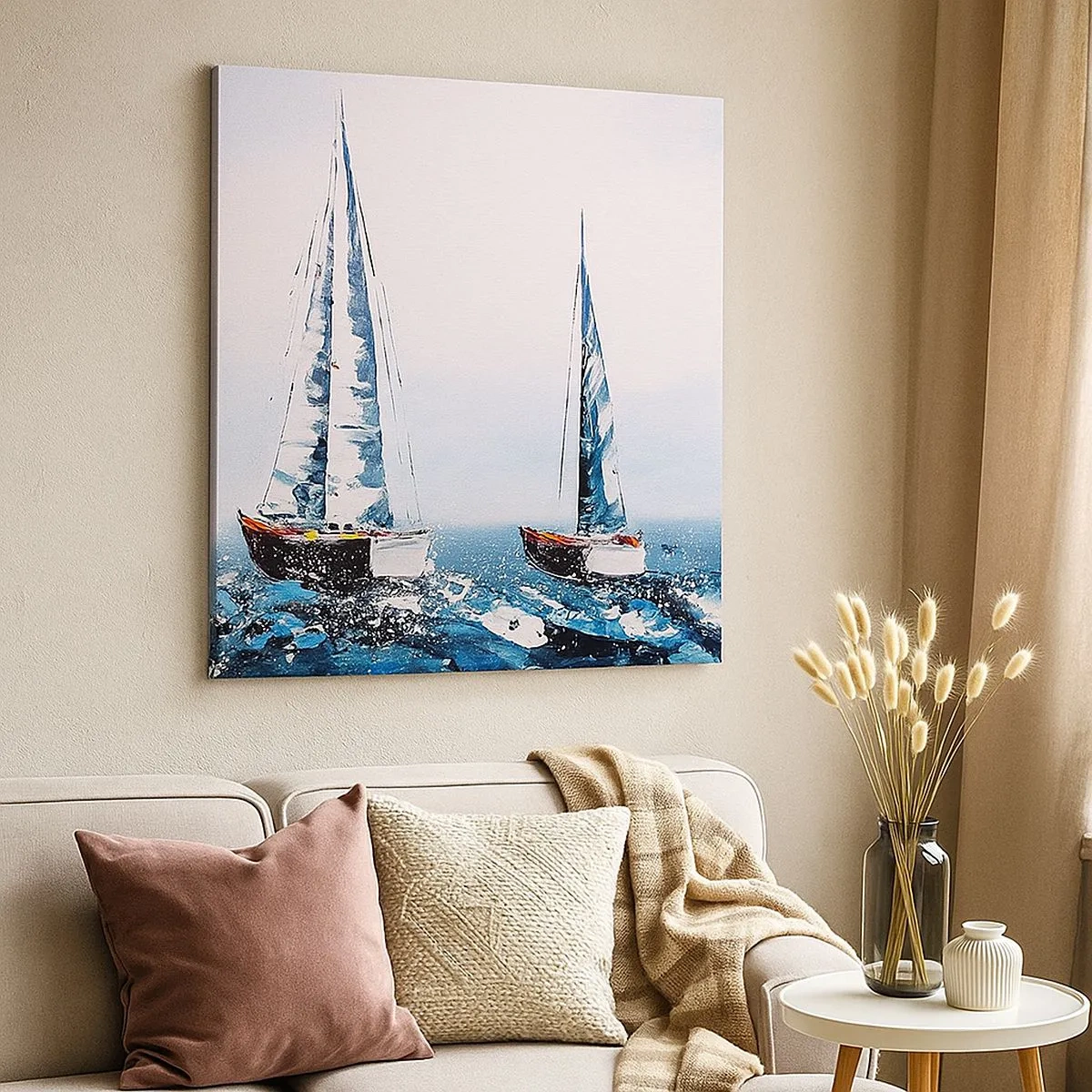 Lærredstryk - Billede på lærred - Vindens broderskab - 30x30 cm