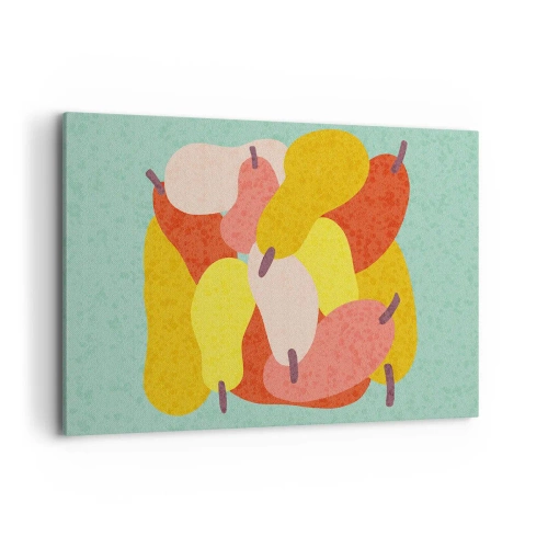 Lærredstryk - Billede på lærred - Smag på sommersolen - 100x70 cm