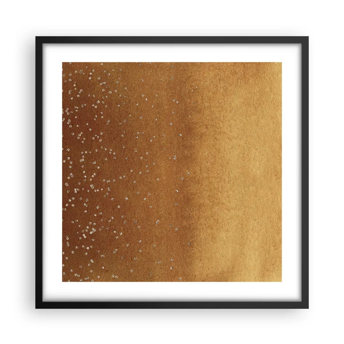 Plakat i sort ramme - Lysets fødsel - 50x50 cm