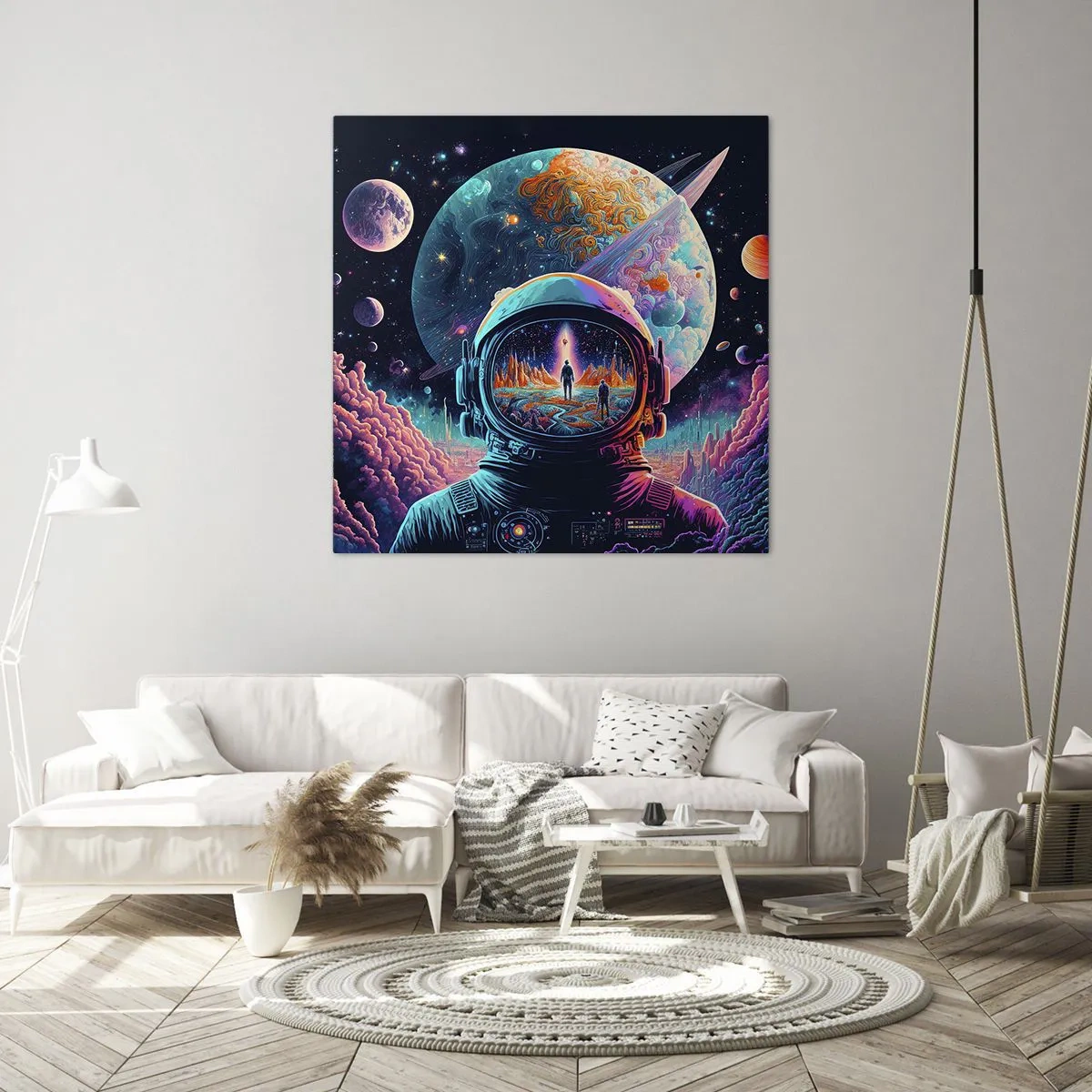 Lærredstryk - Billede på lærred - Filosoffer har aldrig drømt - 60x60 cm