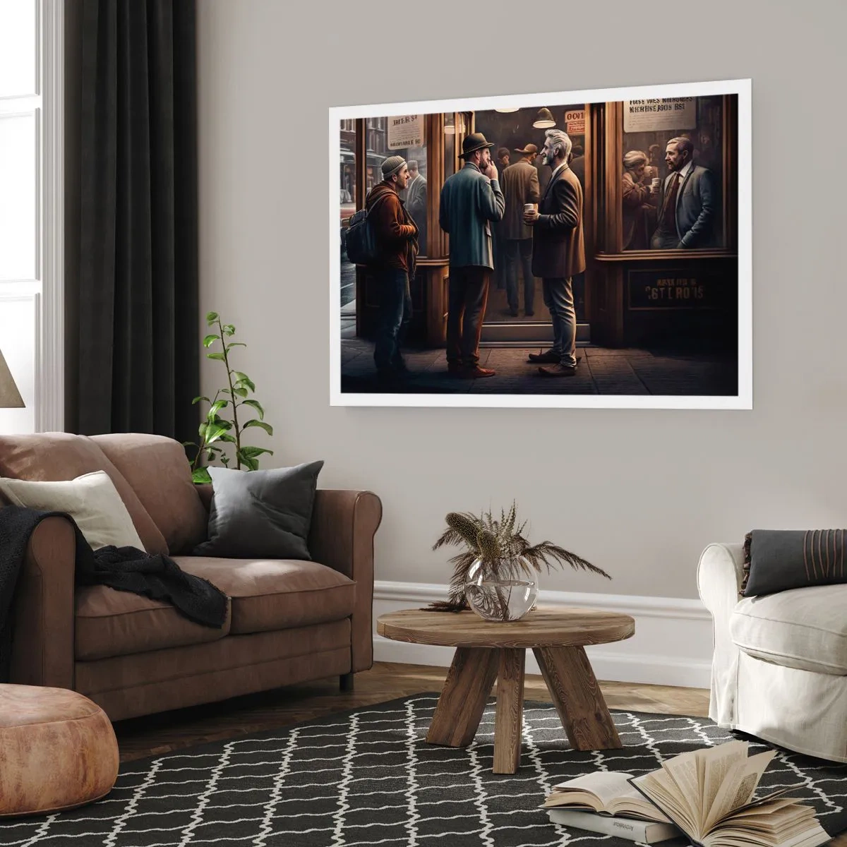 Plakat - Et godt øjeblik på dagen - 50x40 cm