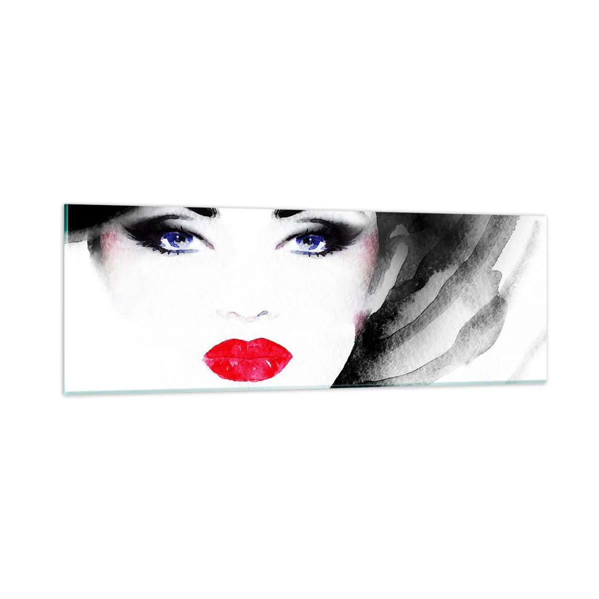 Billede på glas - Afviser og tilkalder - 90x30 cm