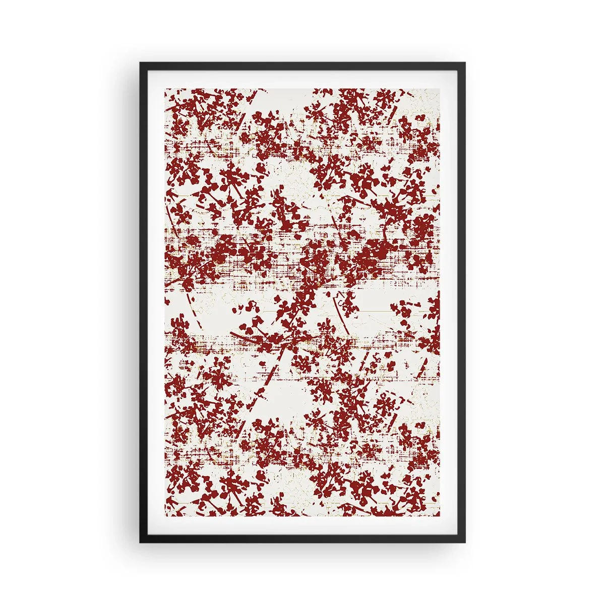 Plakat i sort ramme - Som en gammel percale - 61x91 cm
