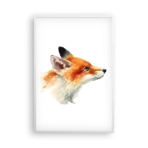 Plakat i hvid ramme - Man kan aldrig være for forsigtig - 61x91 cm