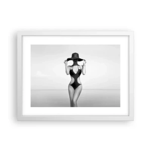 Plakat i hvid ramme - Mit navn er Elegance - 40x30 cm