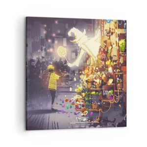 Lærredstryk - Billede på lærred - Hekseri eksisterer - 60x60 cm