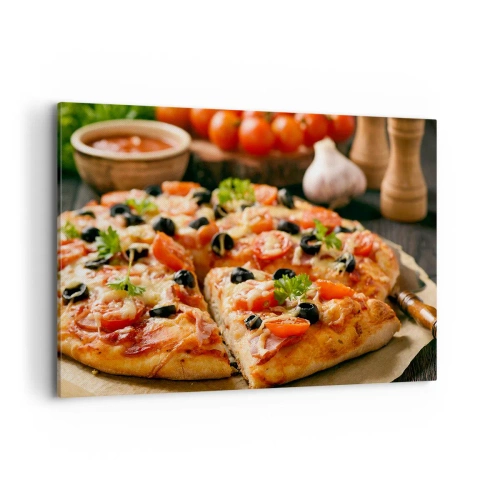 Lærredstryk - Billede på lærred - Du er sluppet af sted med det igen - 100x70 cm