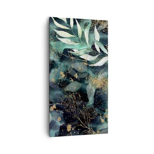 Lærredstryk - Billede på lærred - Fortryllet have - 55x100 cm