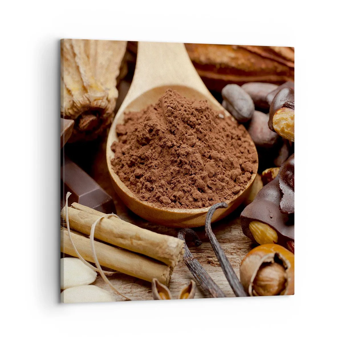 Lærredstryk - Billede på lærred - Bedst mod tristhed - 50x50 cm