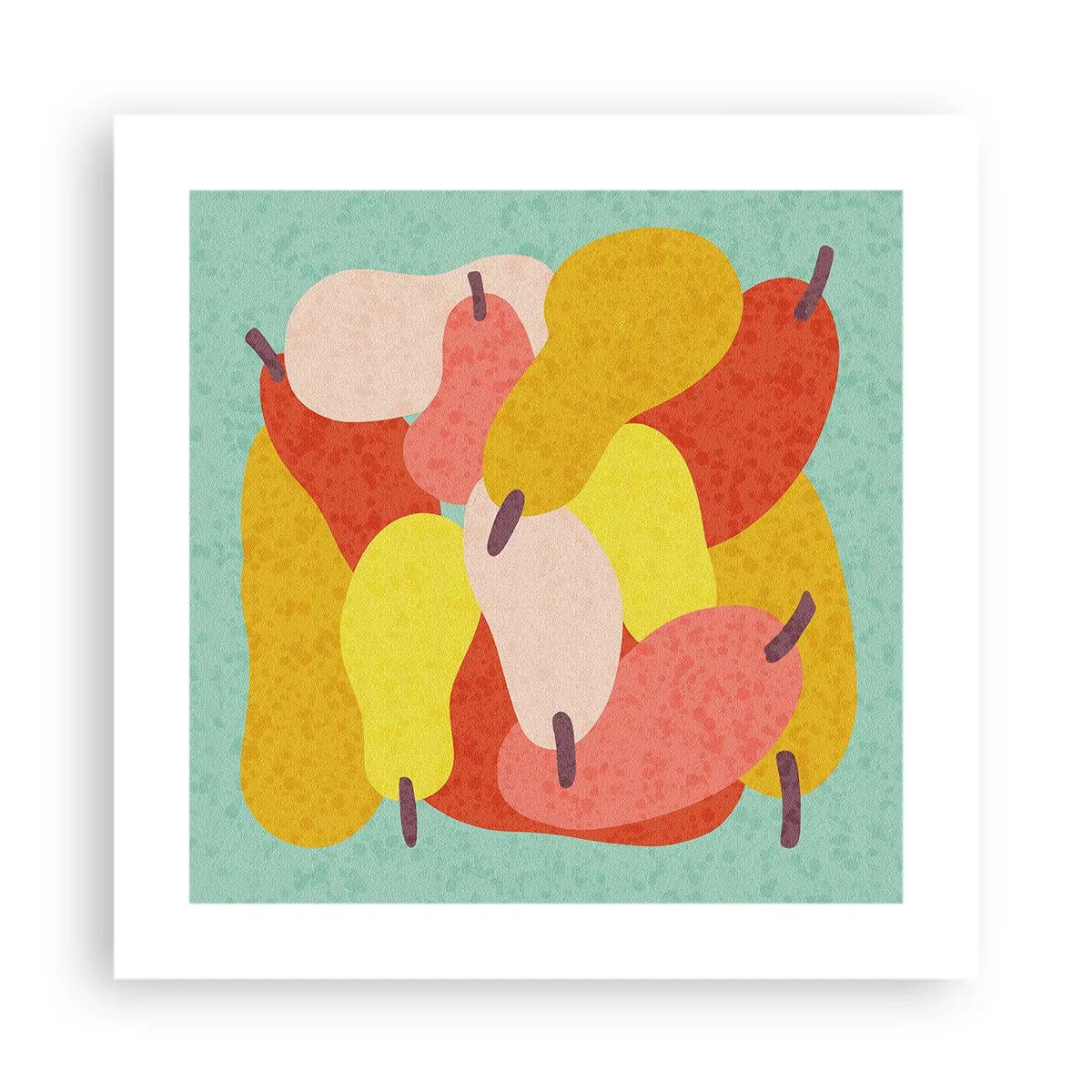 Plakat - Smag på sommersolen - 40x40 cm