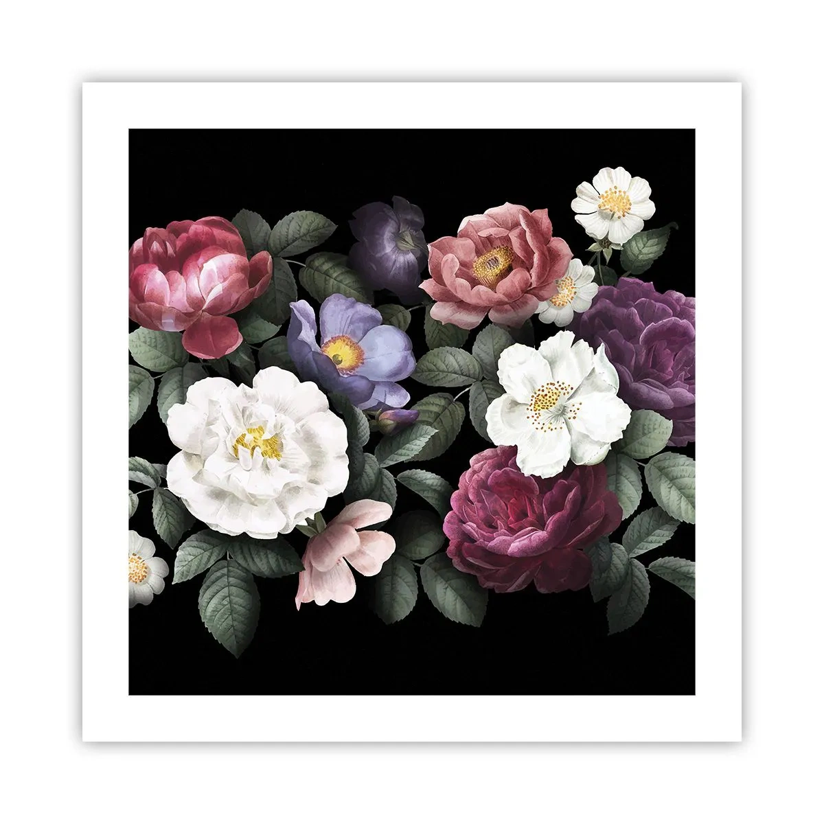 Plakat - Fra en engelsk have - 50x50 cm