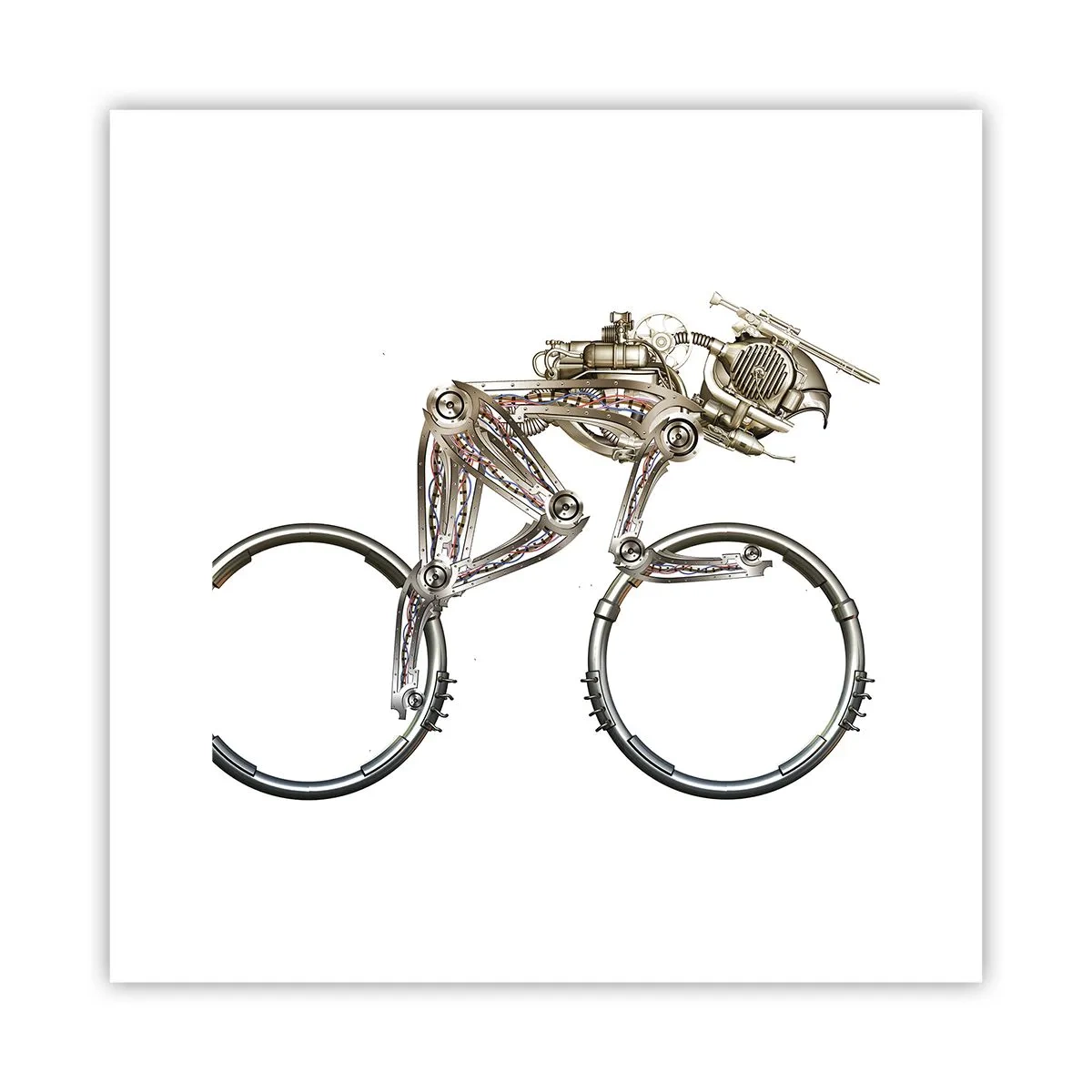 Plakat - En fantastisk maskine - 30x30 cm