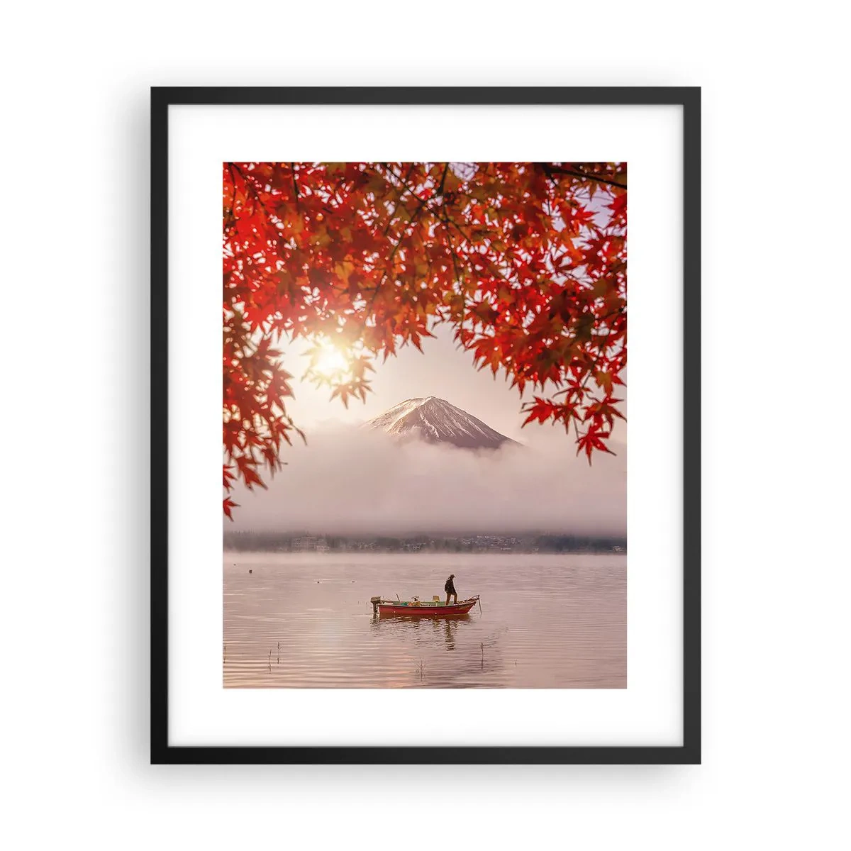 Plakat i sort ramme - I en japansk atmosfære - 40x50 cm