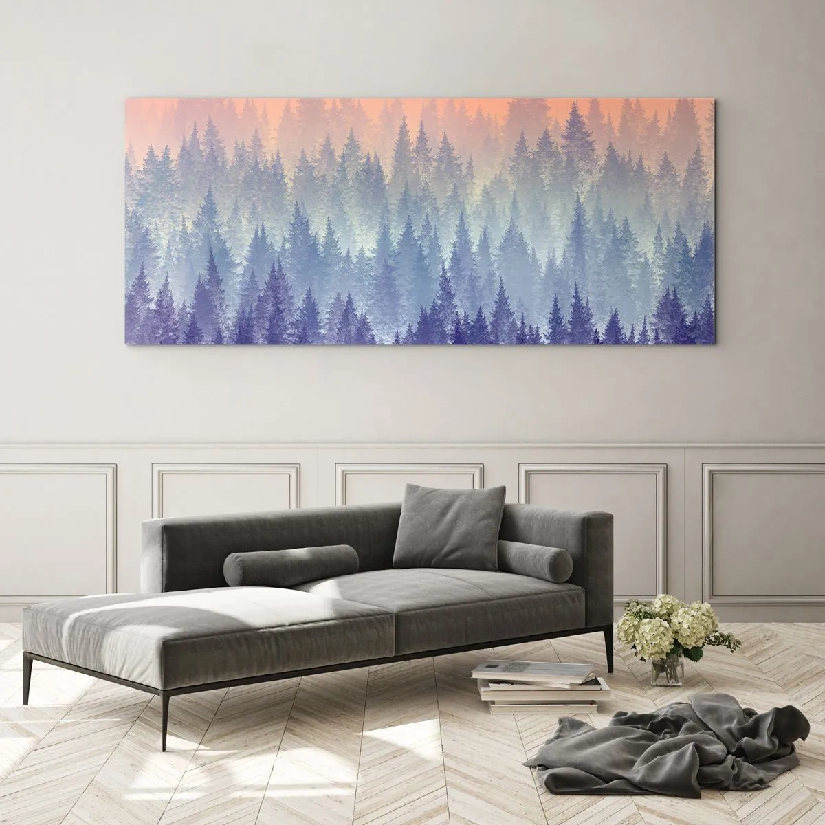 Billede på glas - Højt, højere, til himlen - 120x50 cm