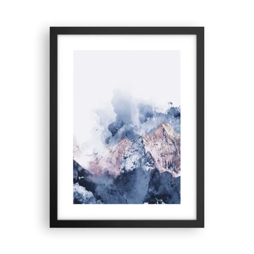 Plakat i sort ramme - Dette er toppene! - 30x40 cm