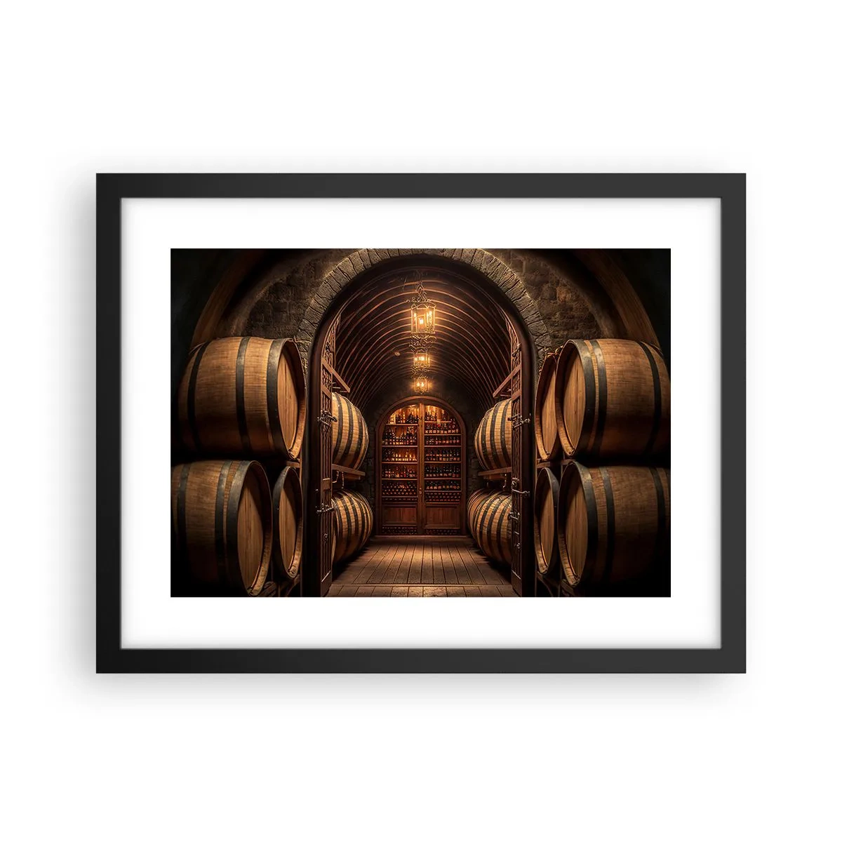Plakat i sort ramme - Atmosfærisk kælder - 40x30 cm