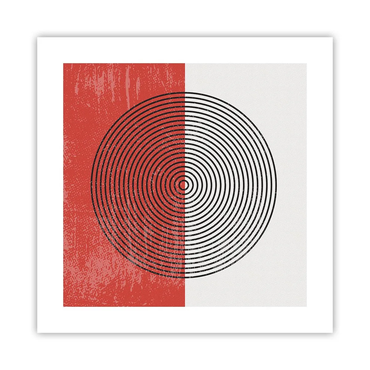 Plakat - Lige til sagen - 40x40 cm