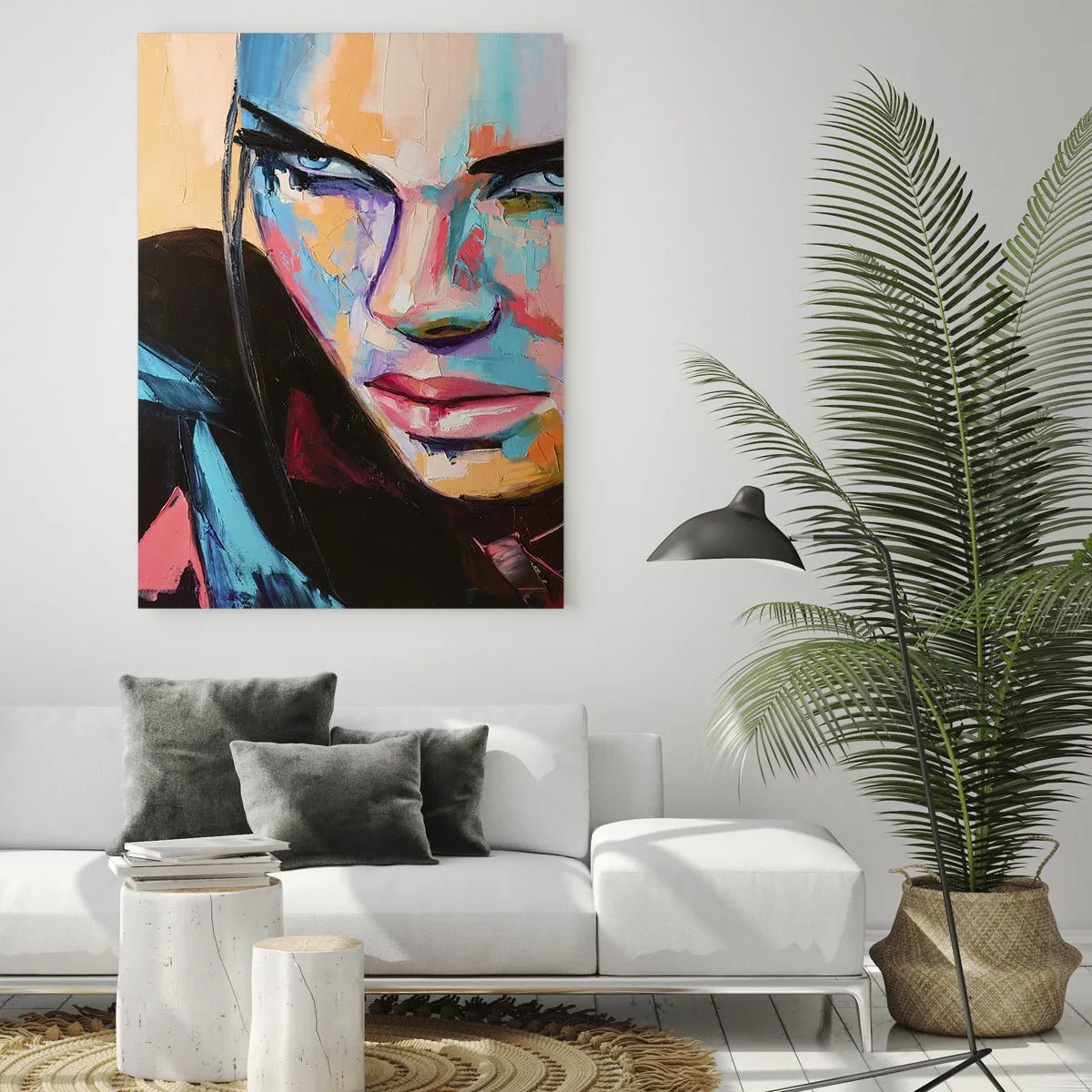 Billede på glas - Vild i hjertet - 50x70 cm