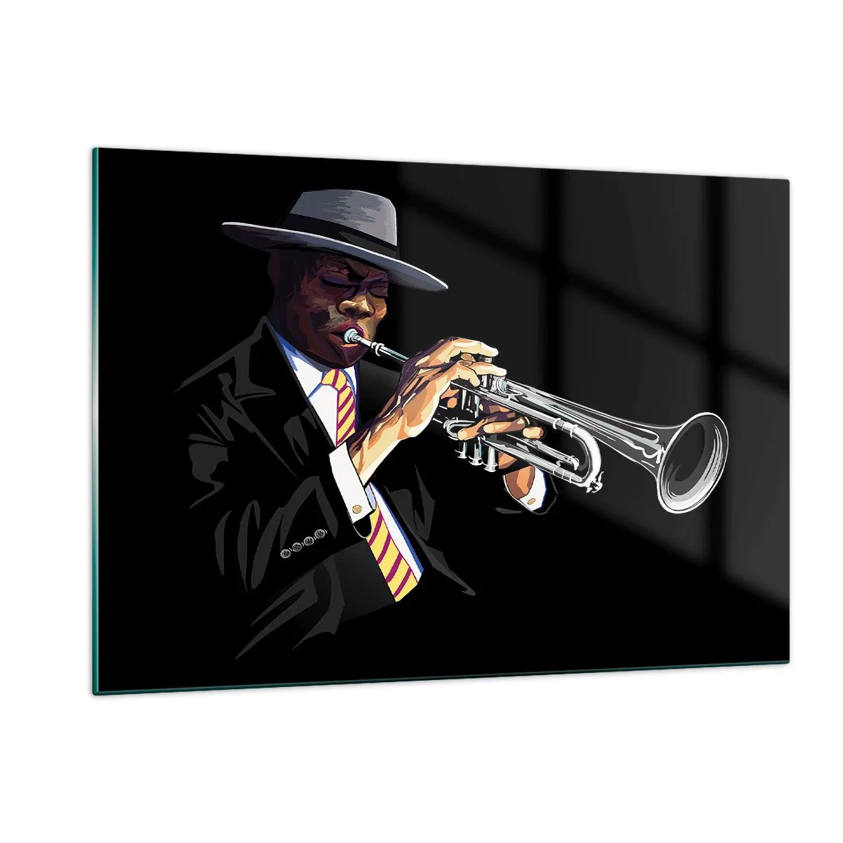 Billede på glas - Gammeldags charme - 120x80 cm